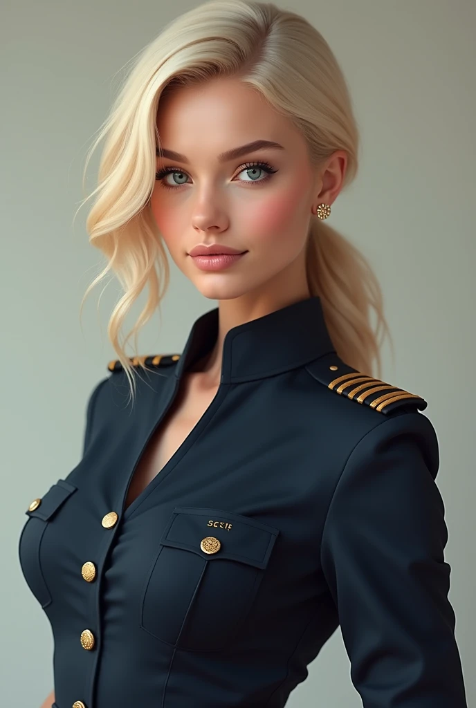 femme blond, uniforme posant pour une photo, un portrait par seb mckinnon, reddit art numérique, déesse blonde, belle fille blonde, femme splendide, dasha taran, belle femme blonde, fille, anna nikonova alias newmilky, modèle instagram, une superbe blonde, femme magnifique, irina nordsol kuzmina, magnifique femelle, regard charmant devant la caméra,