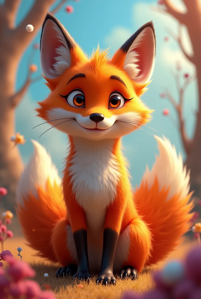 Animated image of a fox