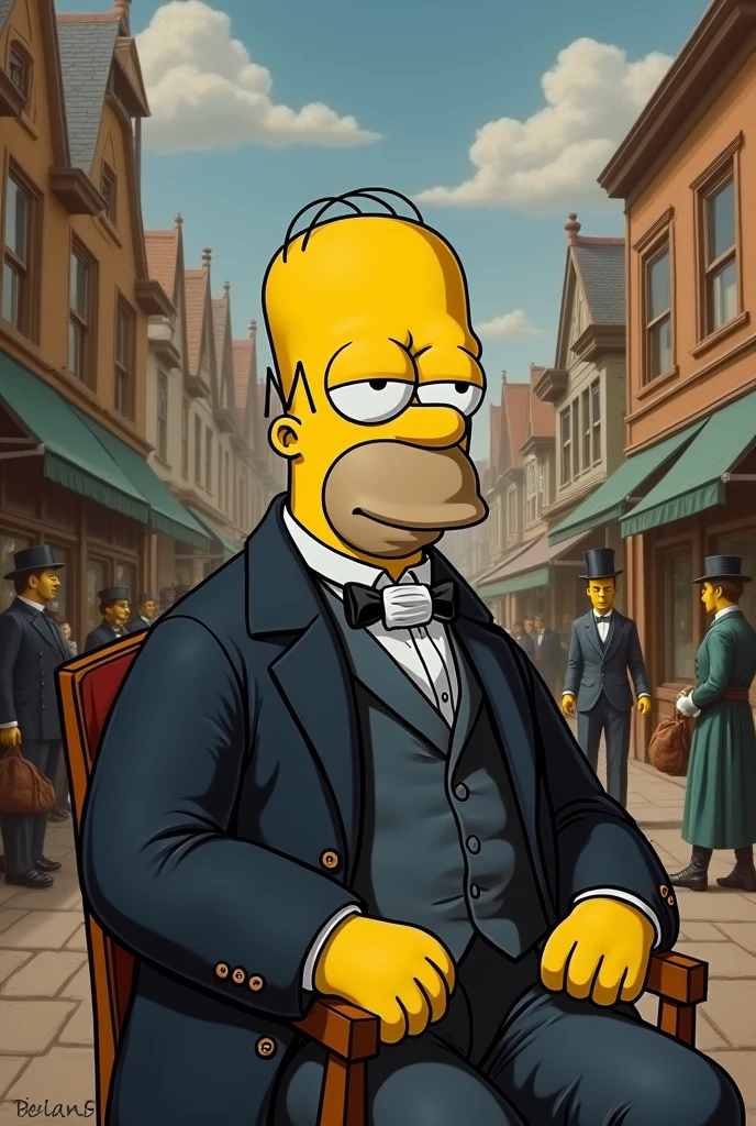1840's homer simpson






