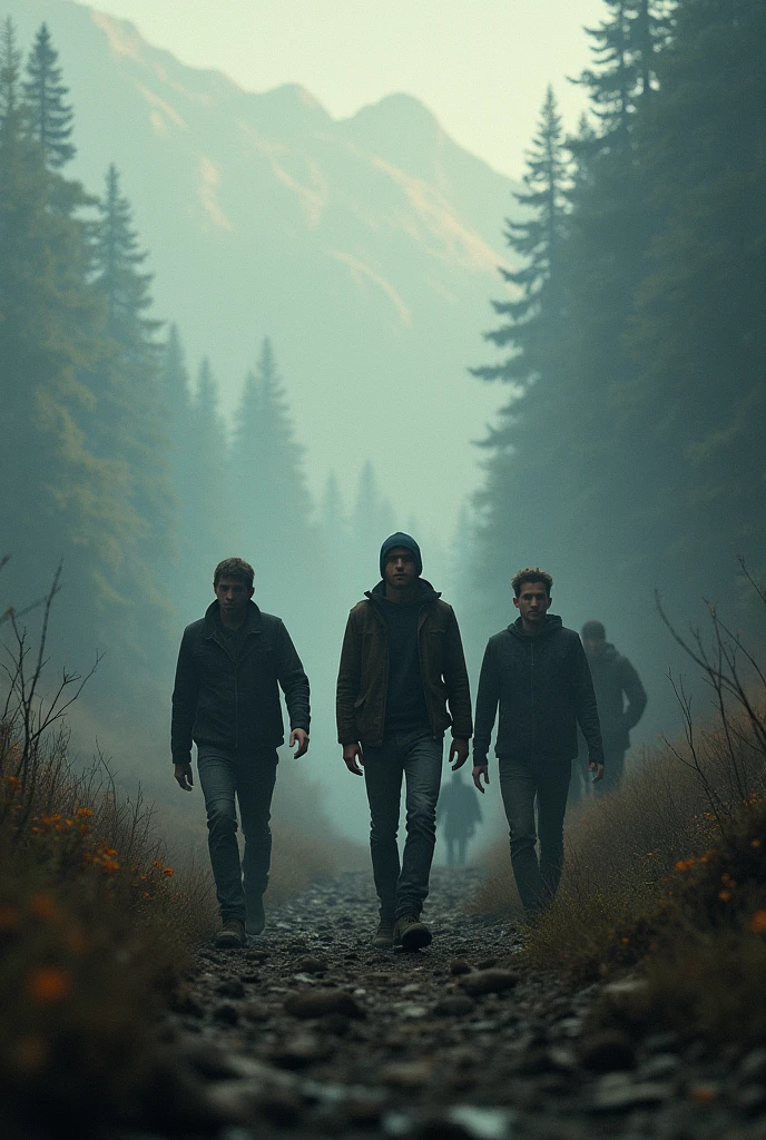 The next day, Lucas's friends went looking for him,