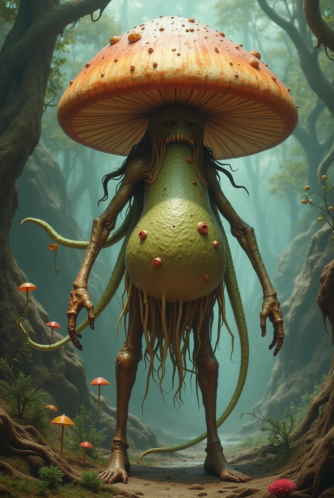 Mushrooms shaped dick
