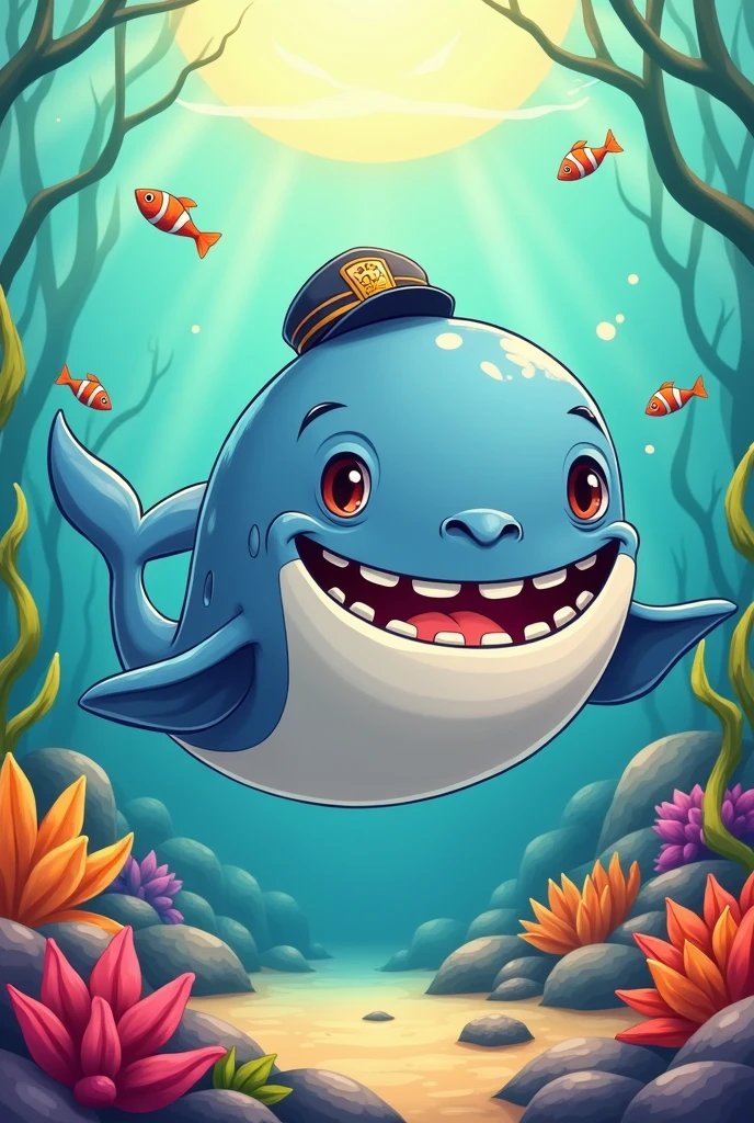 Jonas whale cartoon