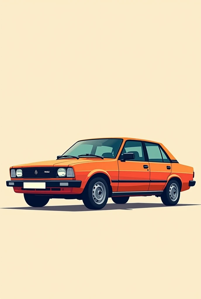 Give me a vector coloring picture of a Lada Vesta car , no shades of gray, Colorless, full detailed, but the design is simple, without dark areas, side view