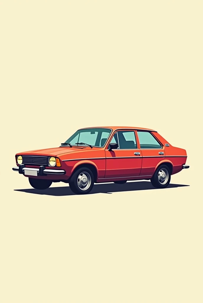 Give me a vector coloring picture of a Lada Vesta car , no shades of gray, Colorless, full detailed, but the design is simple, without dark areas, side view