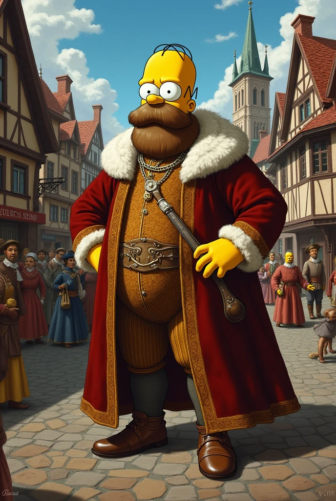 1500's homer simpson