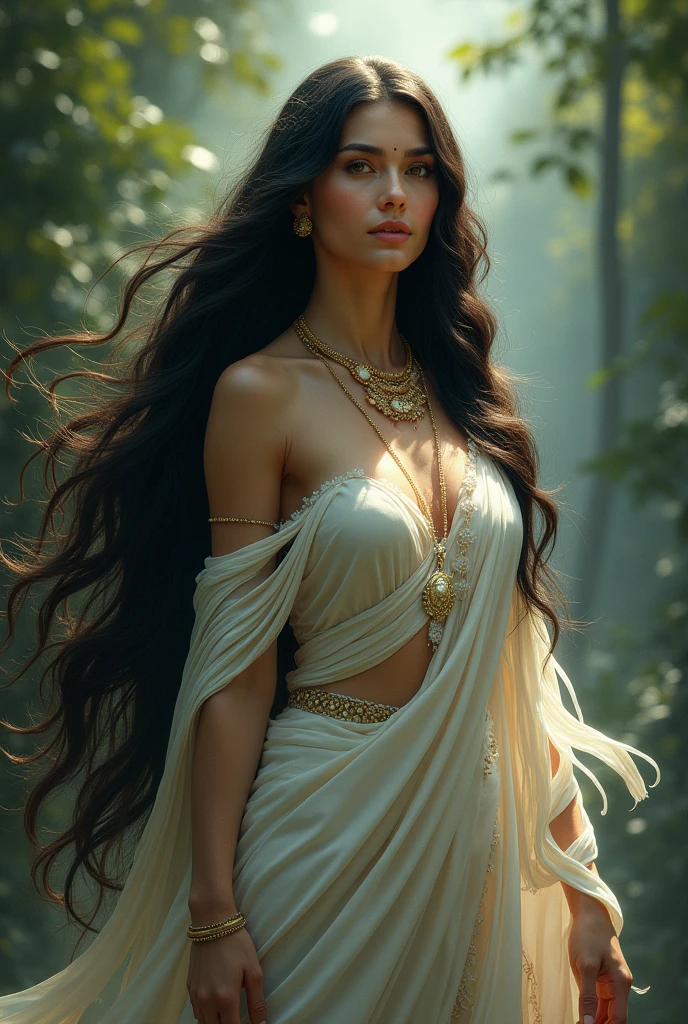 Long hair goddess Sita