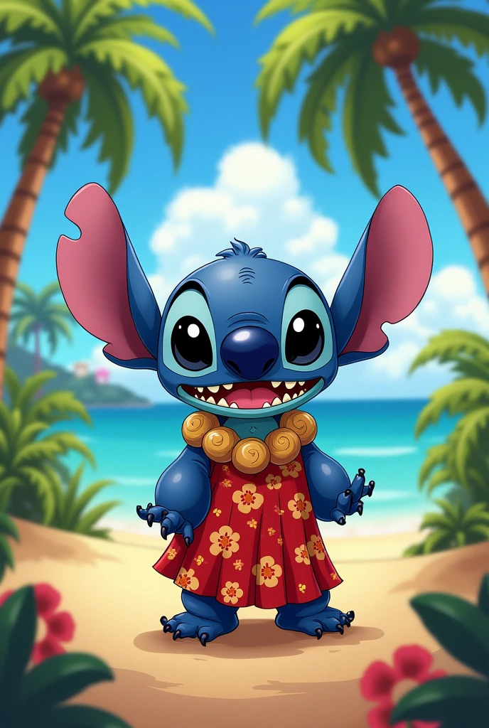 Stitch as Lilo
