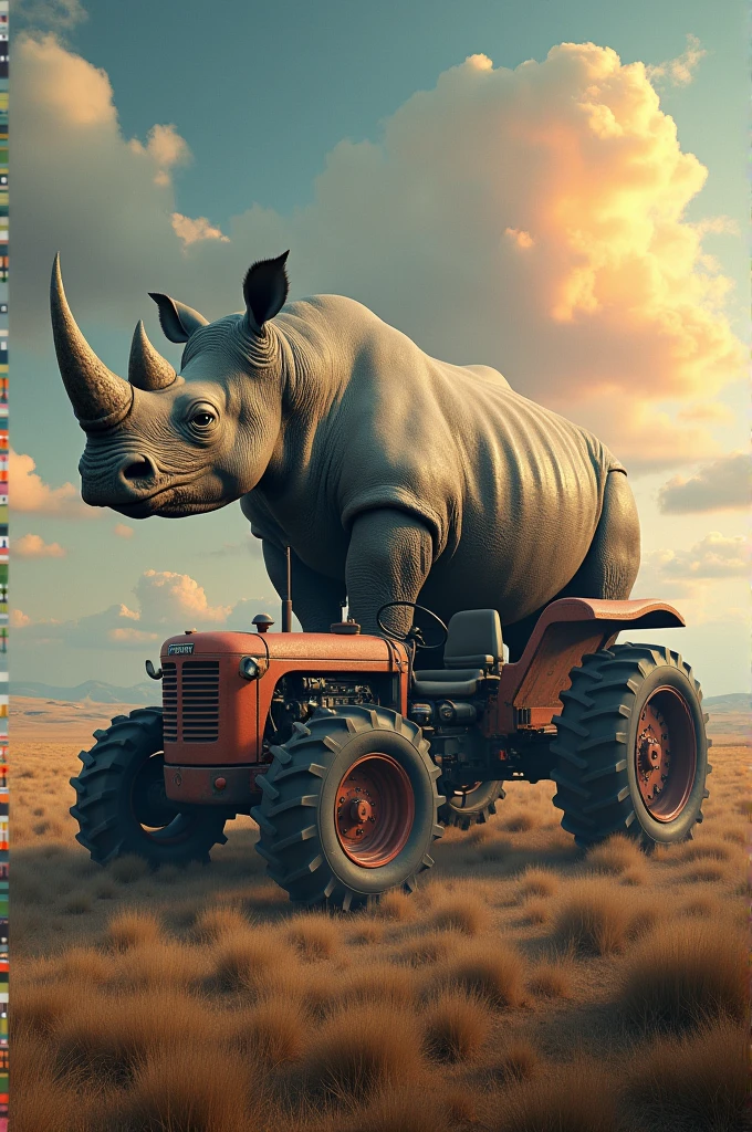 Spawns a rhino and a tractor