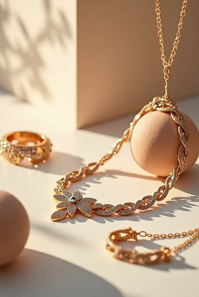 Create a specific photo without a human face to use in an ad for my accessory jewelry store called Takustik.