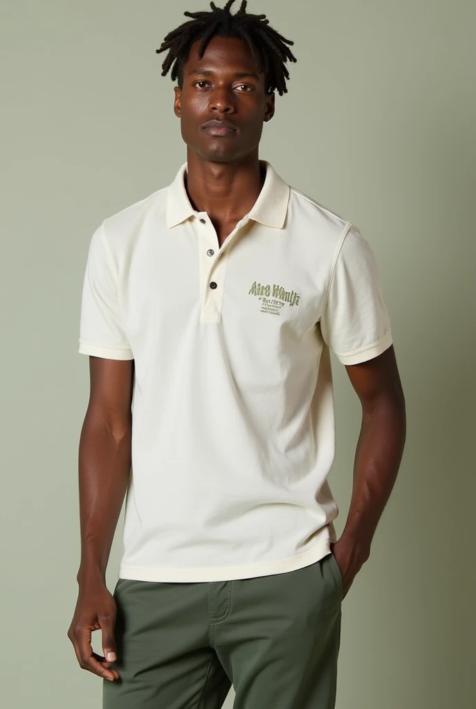 Design a polo shirt that represents sustainability 