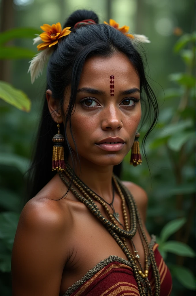 Brazilian indigenous woman 