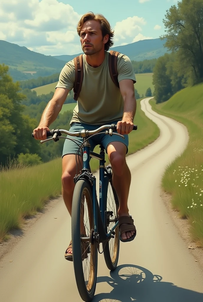 "La vie, c’est comme une bicyclette, il faut avancer pour ne pas perdre l’équilibre."