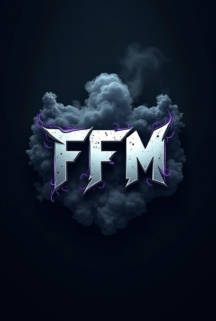 Make an e-sports logo, with claw and smoke effects, with the logo *ffm*