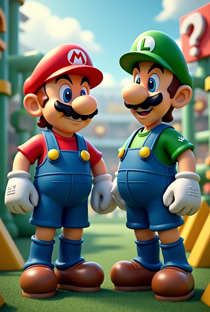 super mario bros and luigi dressed as Corinthians 