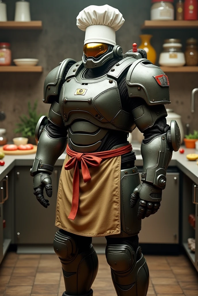 Traje T60 power Armour fallot Combinado con el másterchef
