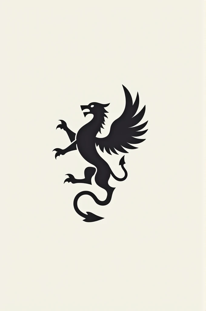 Minimalist logo with a chimera