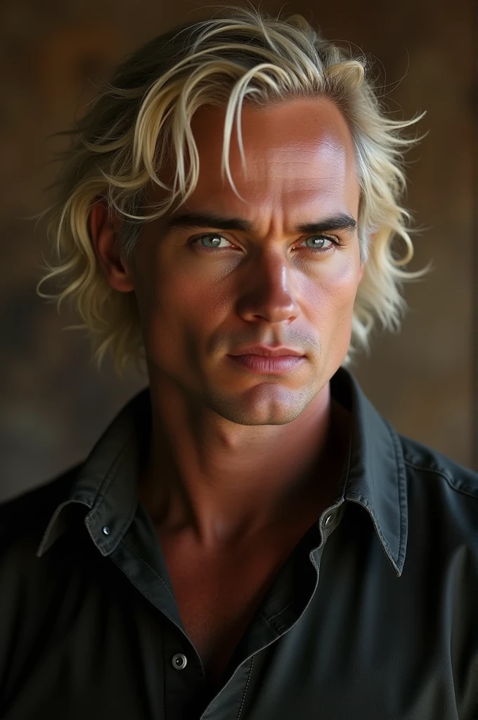 Brandon lee with blonde hair daisy ridley