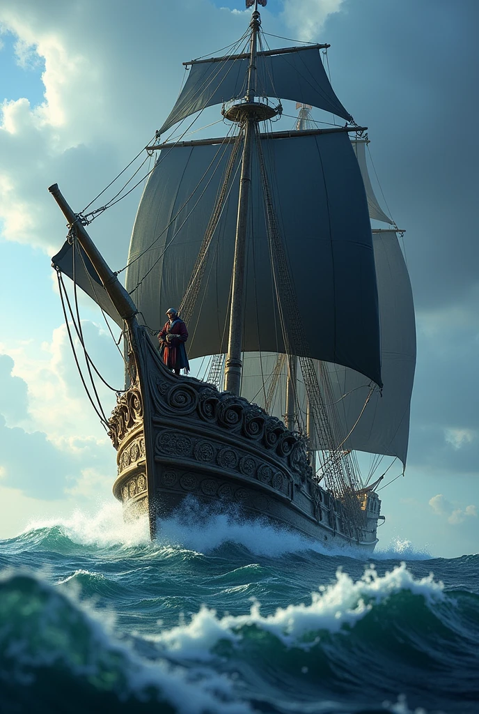 A ship with Captain Hook
