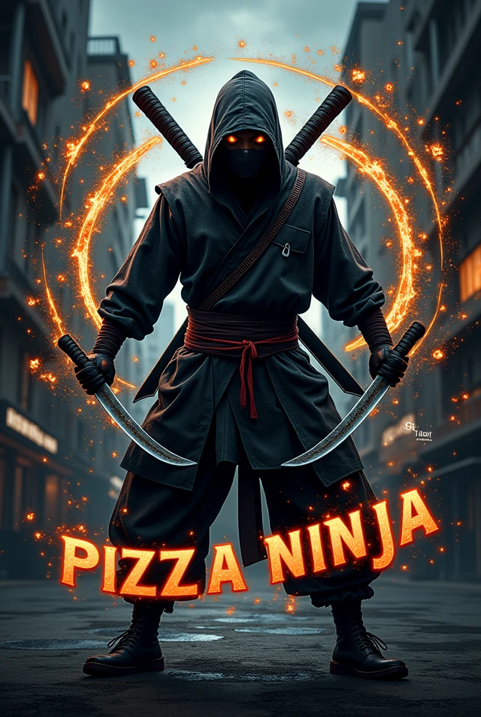 ninja sign phrase "Pizza Ninja"