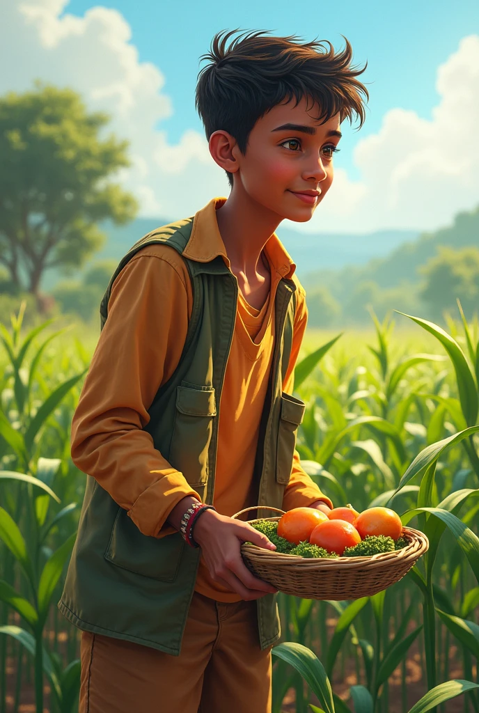 **Prompt:** Write a short story about a young farmer named Rahul who lives in a small village. Despite his humble beginnings and limited resources, he dedicates himself to his work with passion and integrity. His efforts and creativity in farming lead to significant improvements in his life and the lives of the villagers. Describe how his commitment transforms not only his own future but also brings positive change to his community.