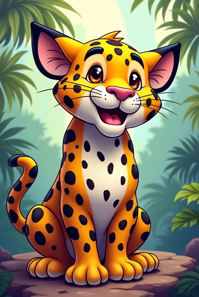 Cartoon jaguar