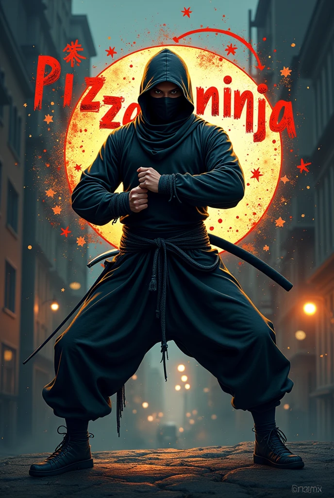 ninja sign phrase "Pizza Ninja"