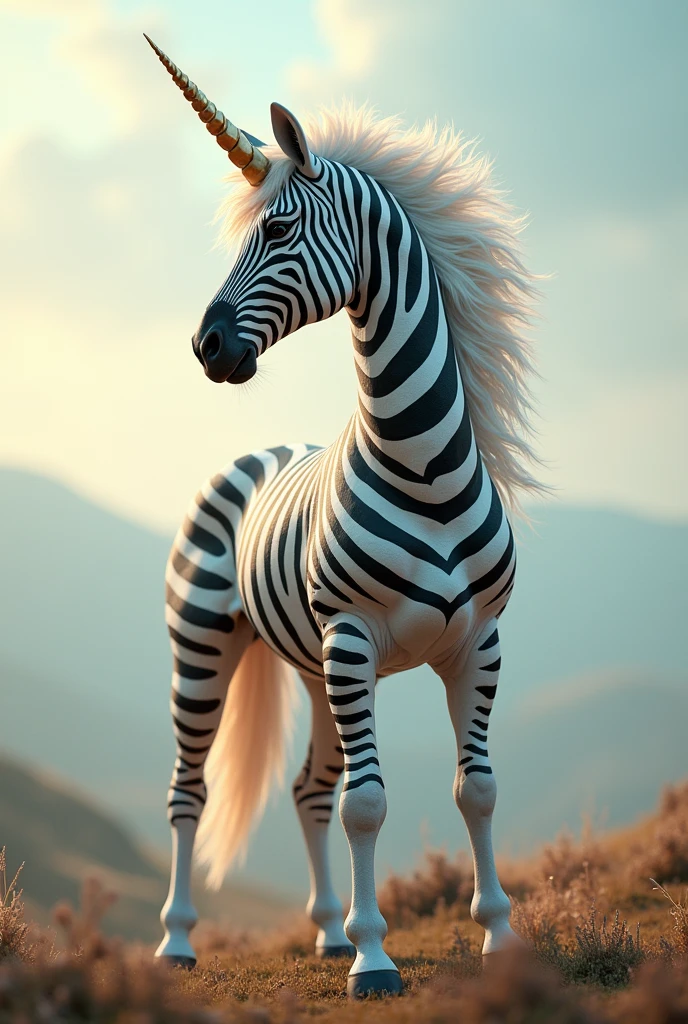 Zebra and unicorn fusion