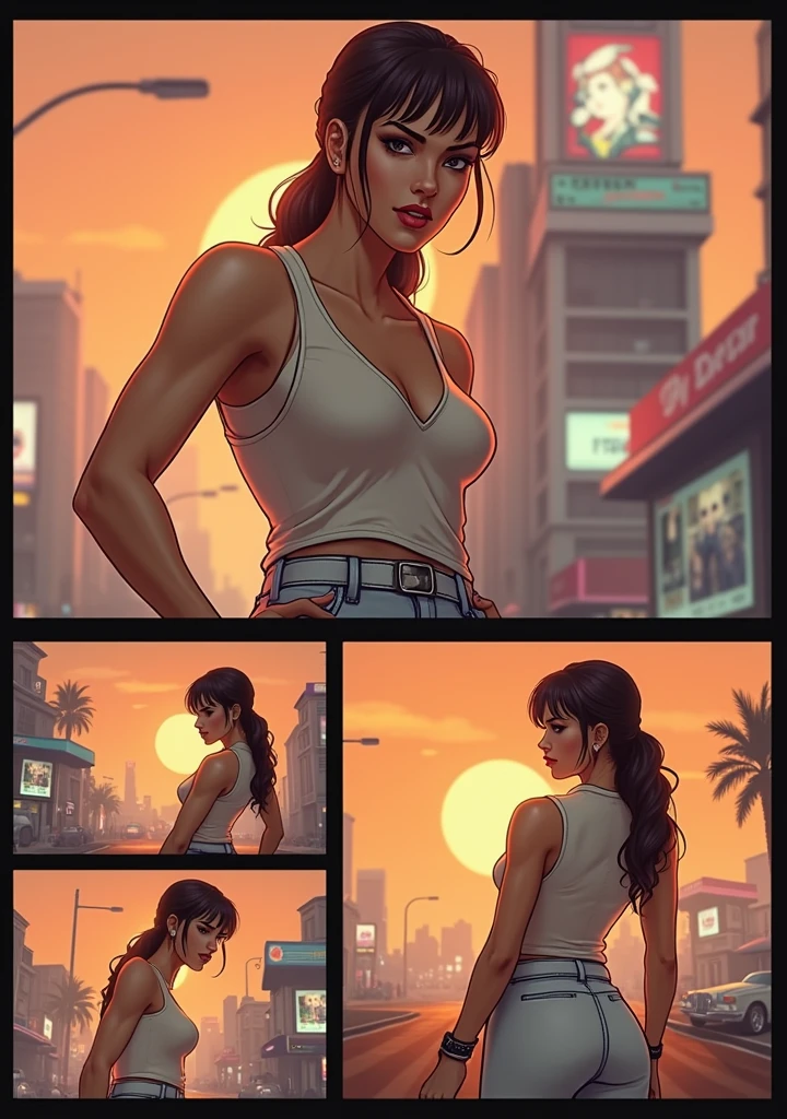 Woman in gta style