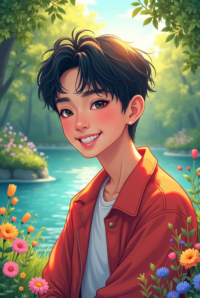 Dibuja en crayolas a Park Jisung de nct
