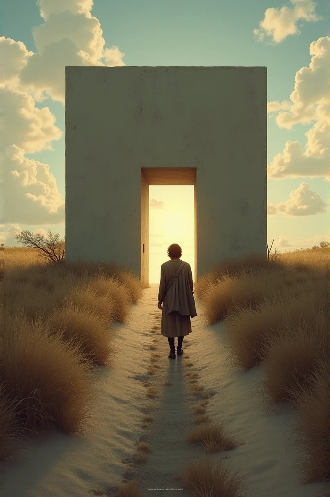 Prodigal son leaves rectangular house