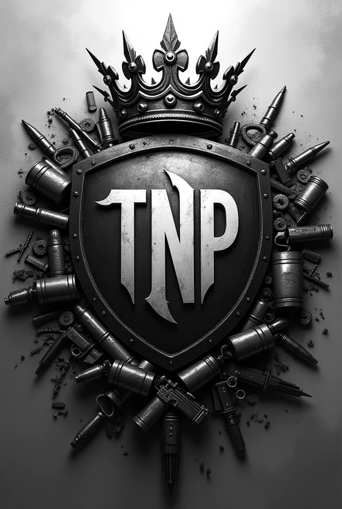 Escudo dIt is timIt is, It isscrito "tnp" It is "Warzone", com uma coroa dIt is armas, It isnvolvido com muniçõIt iss , granadas It is armas, na cor prIt isto It is branco