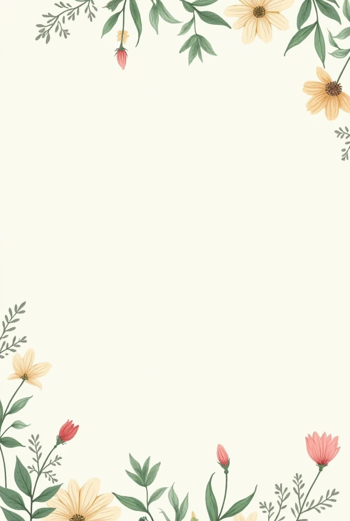Small illustrations of flowers or natural elements in headers or footers. Title pages with decorative border.