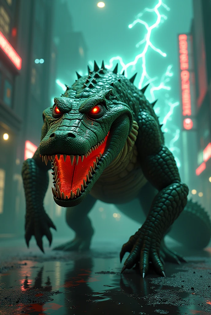 GLO Police Demon Alligator