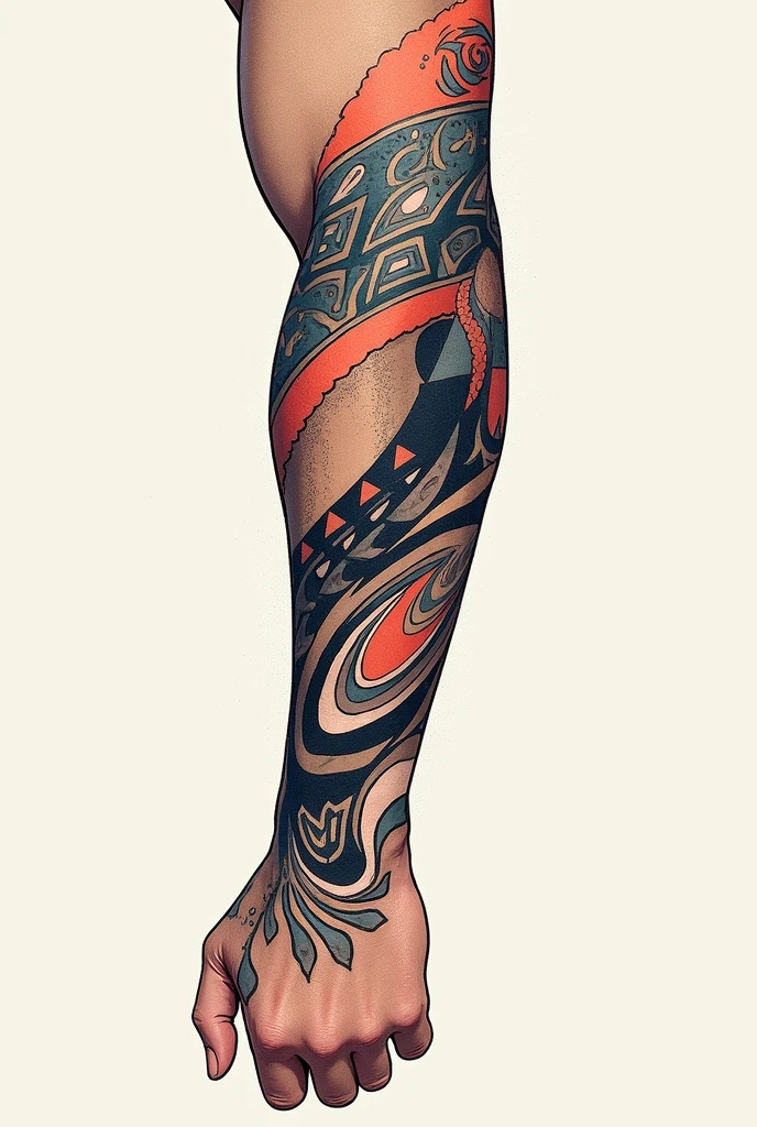 I would like a full forearm tattoo design, What shapes or designs could you show me?
