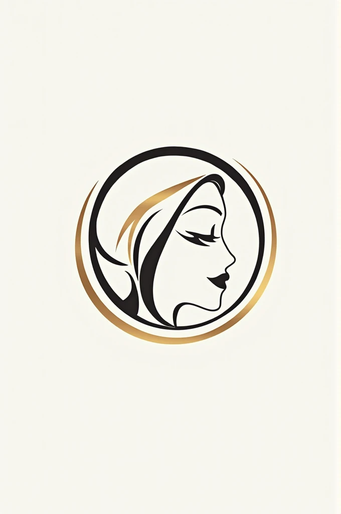 Crie uma logomarca moderna e elegante para uma clínica de tratamentos Capillary, facial and body. The logo must include elements that represent care, Health and beauty. Use a black color palette, golden and white. Include subtle icons related to treatments, Capillary, facial and body  O design deve transmitir confiança, professionalism and well-being."