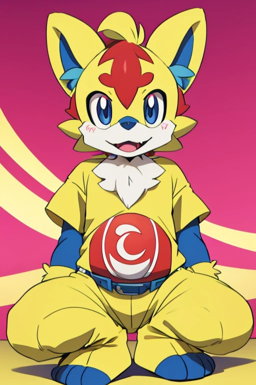 Furry male chameleon alola pokemon sun and moon fursuit mascot baseball style
