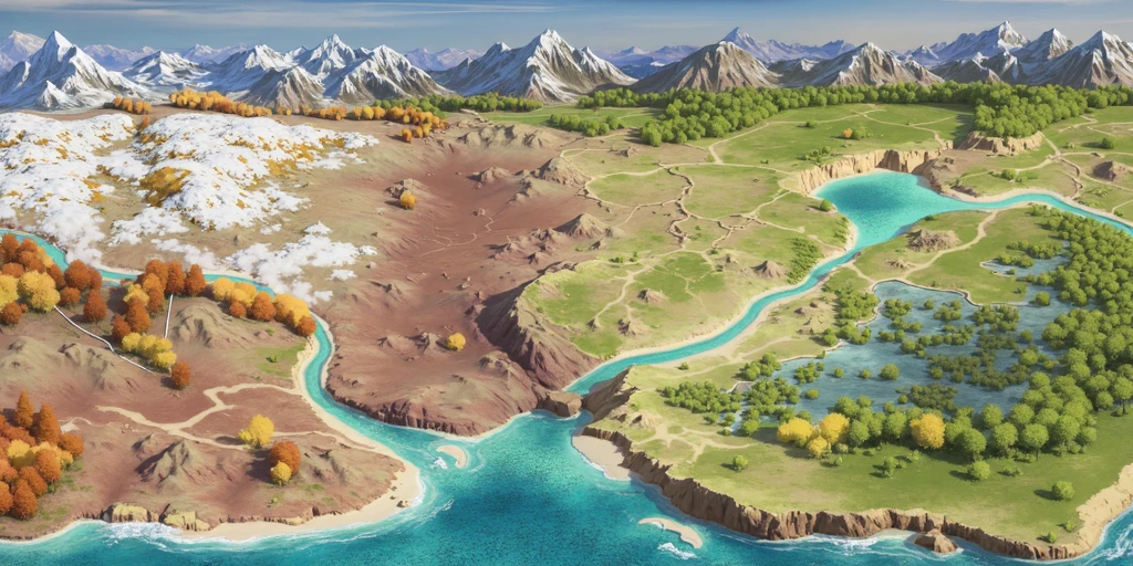 a painting of a map of a mountain range, conceptual artwork highly detailed, matte painting of the game map, conceptual artwork. epic landscape, environmental conceptual artwork, environment design illustration, conceptual world art, highly detailed conceptual artwork, detailed 4k conceptual artwork, hyperdetailed conceptual artwork, environment conceptual artwork, detailed landscape, Detailed illustration of game art
