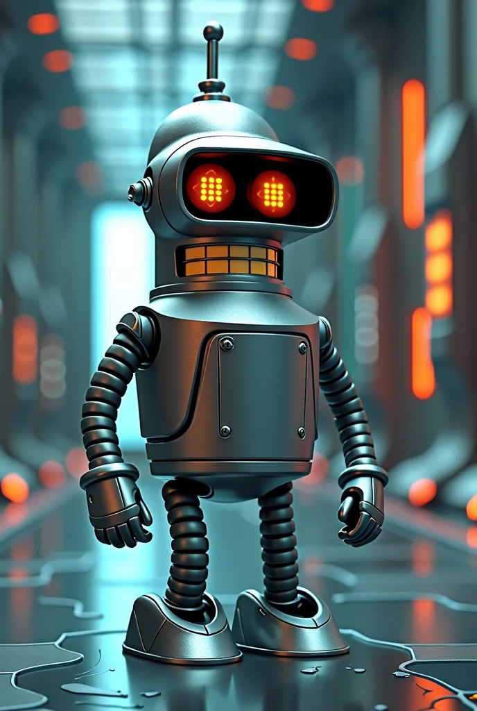 roboT, silver, futurama,Bender