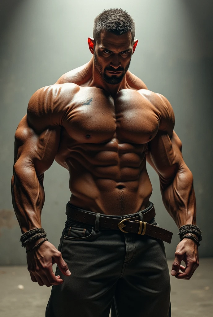A muscular man