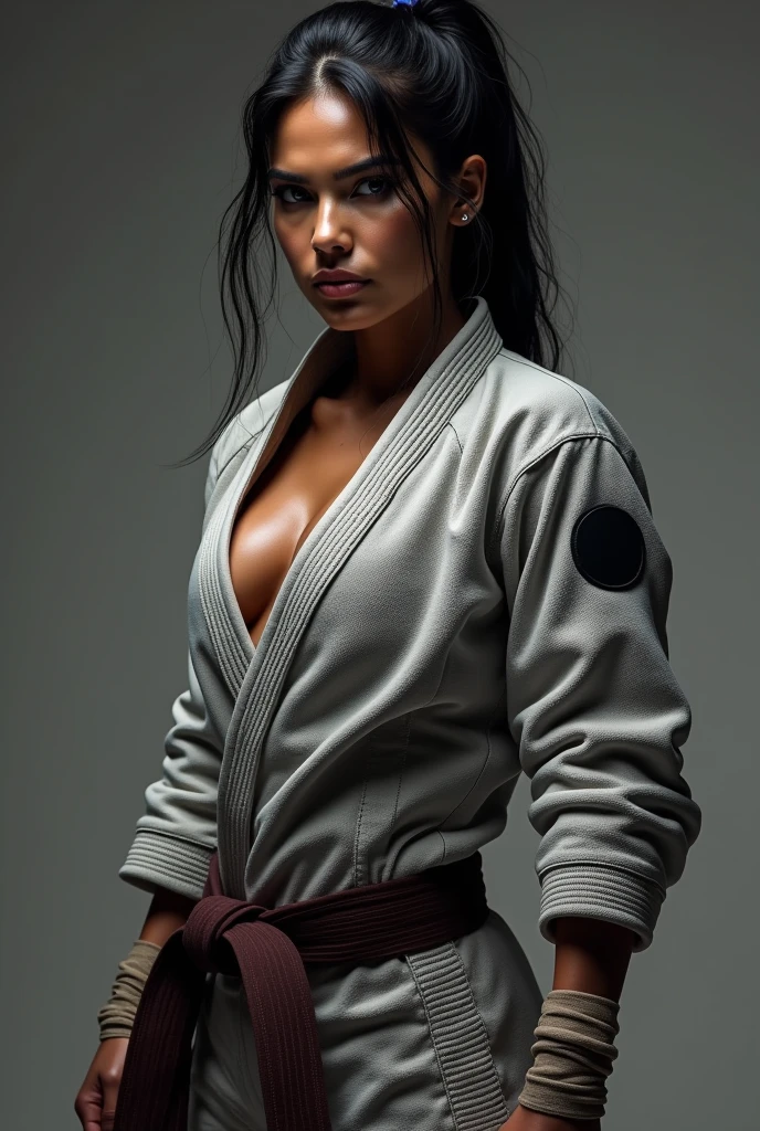 Mia Khalifa in jiu-jitsu gear