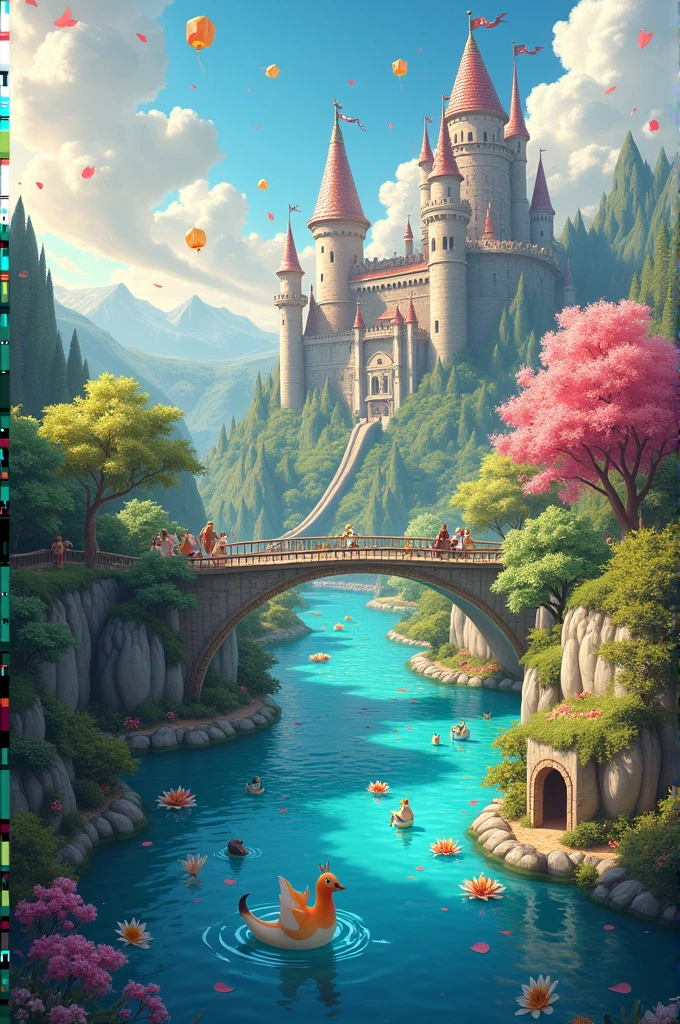 Create a birthday moat