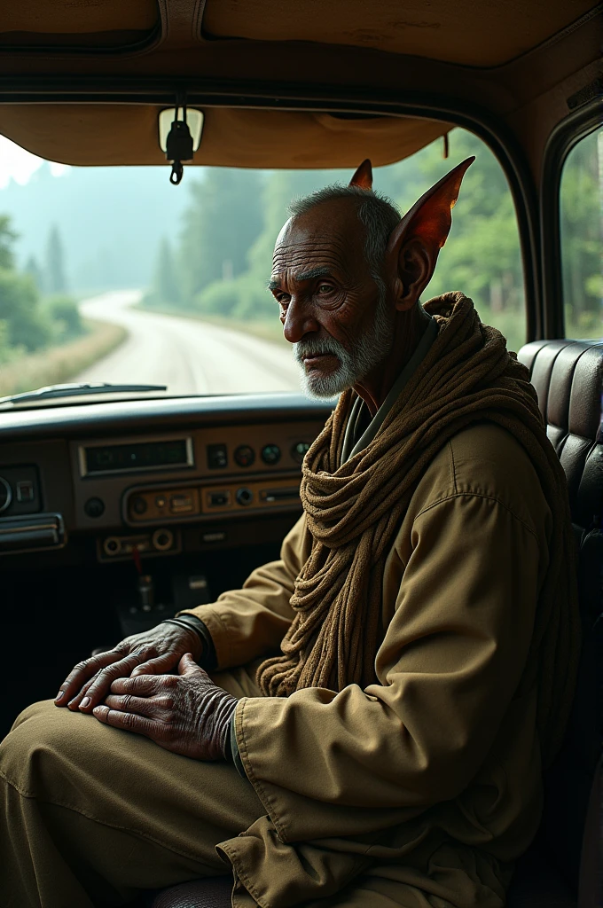 Aging kaan in the car
