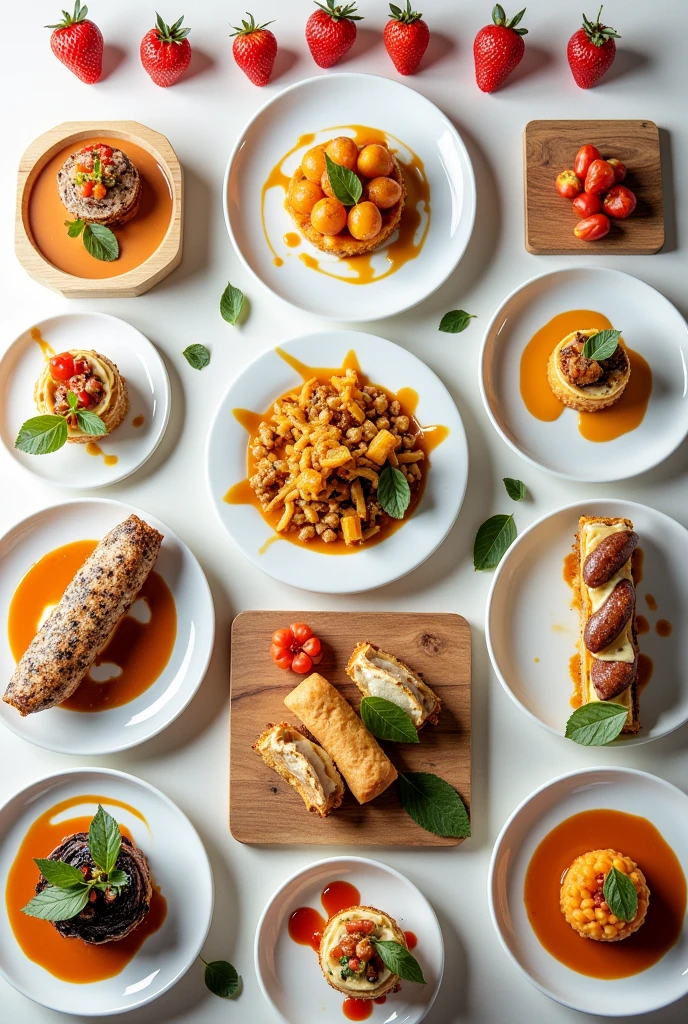 create a food magazine cover
