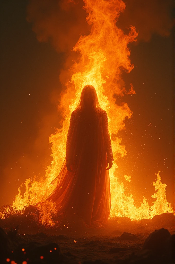 In the fire 
