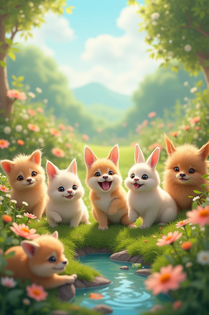 The furry paradise where there are puppies, Kittens, bunnies and all furry animals where they live happily with their comforts