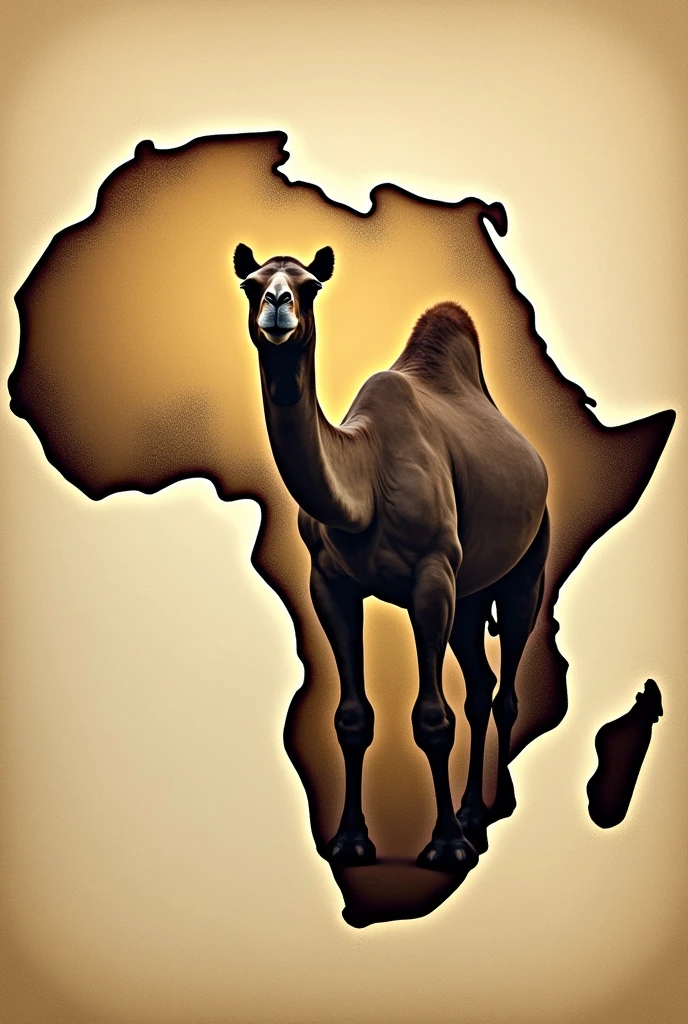 put this camel inside the map of africa