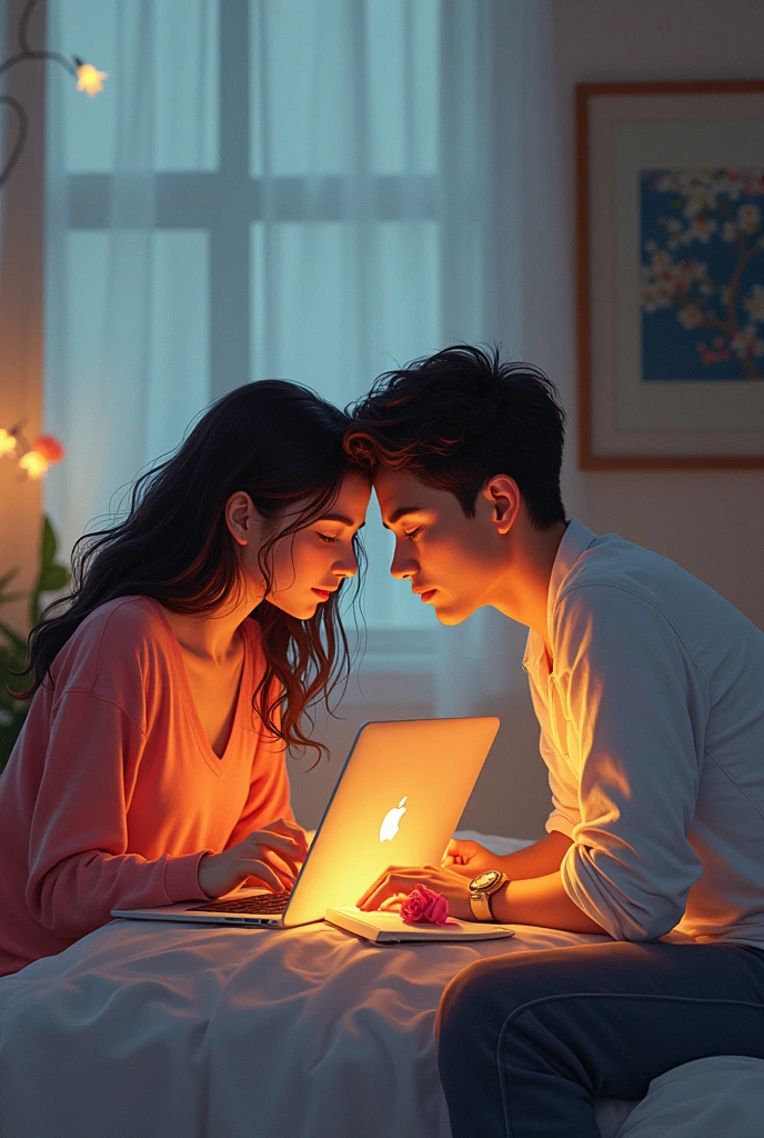 make me an illustration of the book "Love in the Time of the Blog"