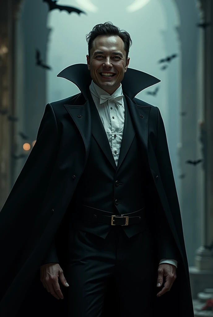 elon musk as dracula