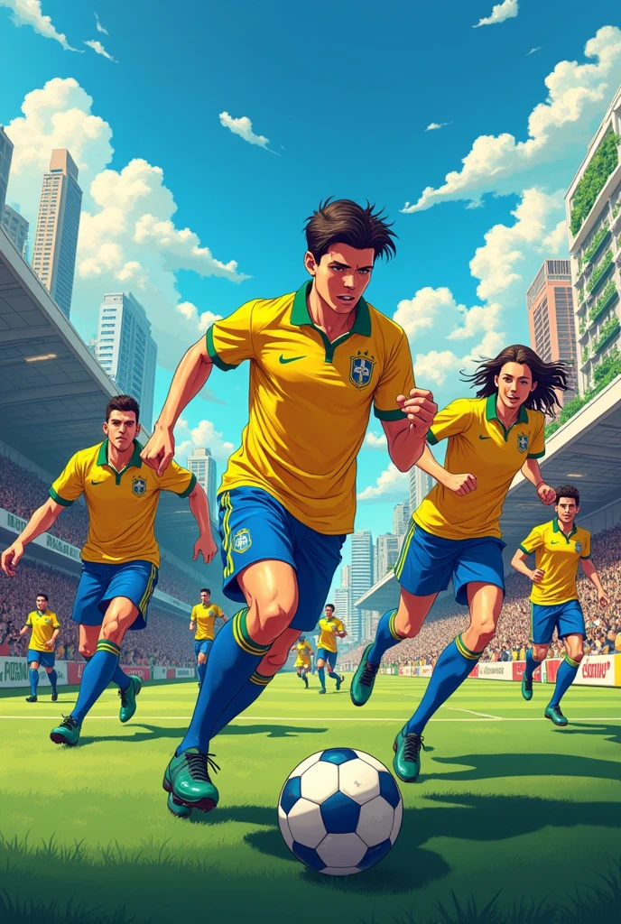 Football Clubs Anime, brazileiro