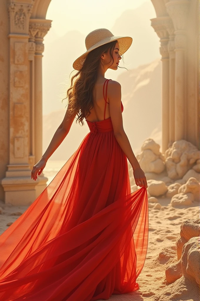 Give me a color palette with the nut colors, dorado, white and as a striking color red
